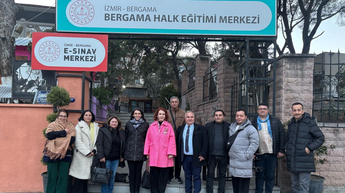 İZMİR OLGUNLAŞMA ENSTİTÜSÜ MÜDÜRÜ VE ÖĞRETMENLERİNİ İLÇEMİZDE AĞIRLADIK